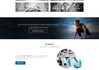 Webseite für fitnessstudio