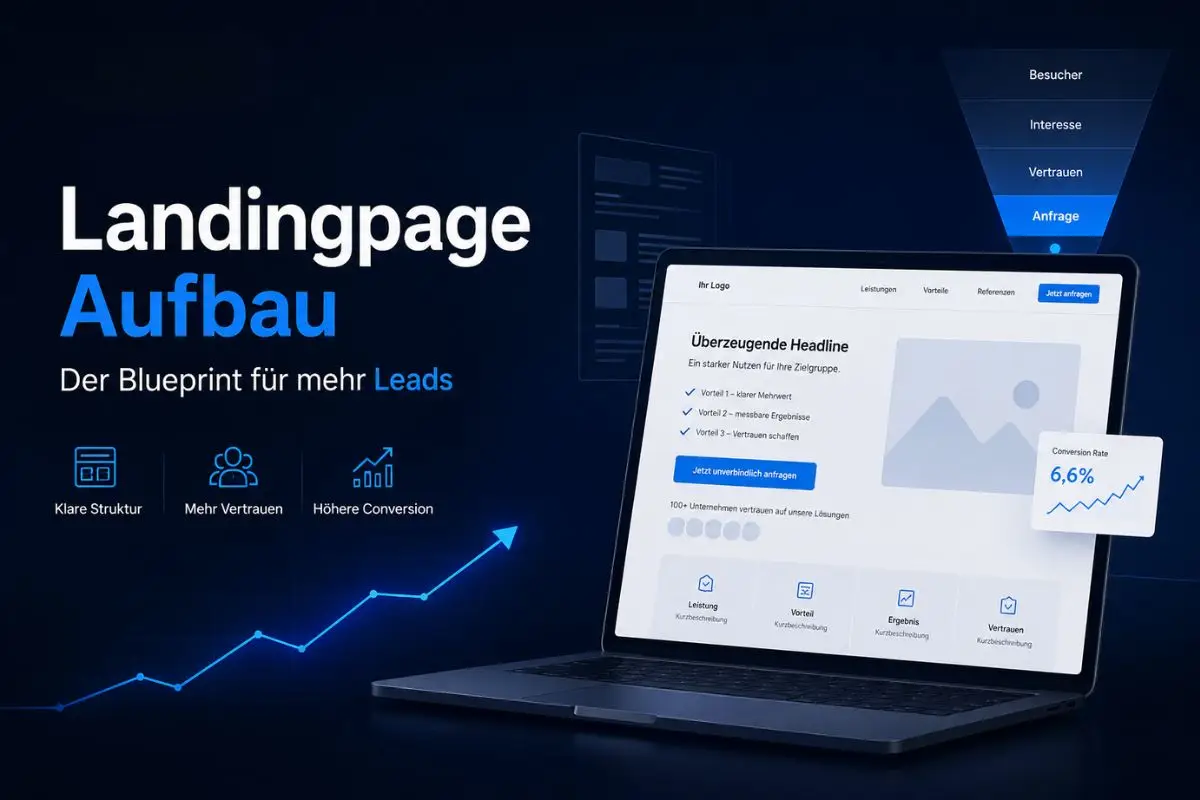 Landingpage Aufbau Der Blueprint für mehr Leads blog titelbild