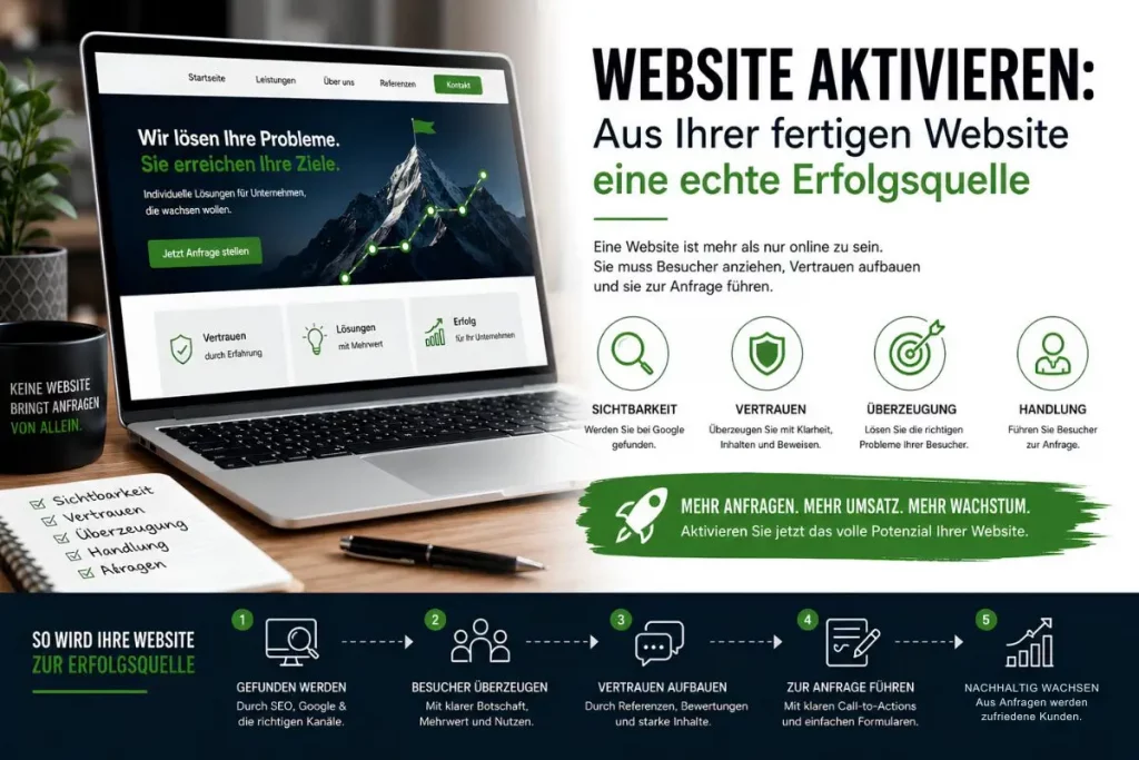 Website-Aktivierung